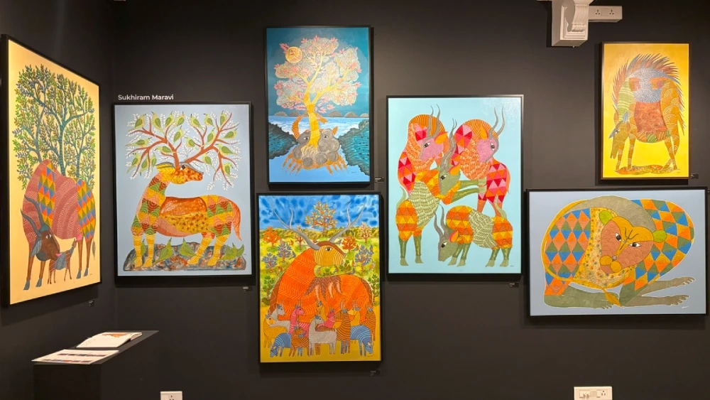 ‘Mentoring Magic’ at Gallery 47-A | Madhubani, Gond and Bhil artisans rethink the traditional